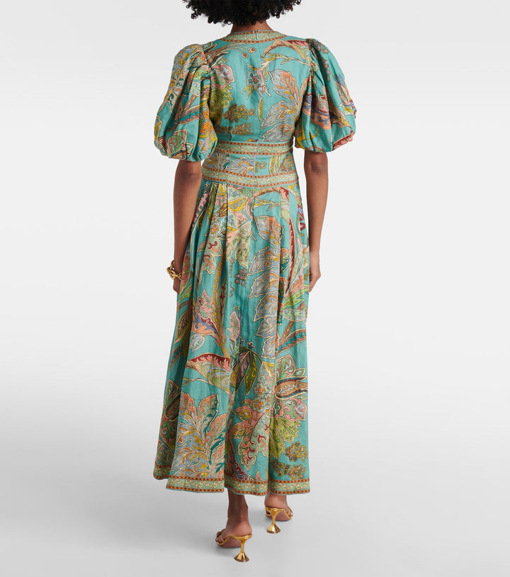 Taliqua – Modisches Kurzarm Kleid Mit Drucken