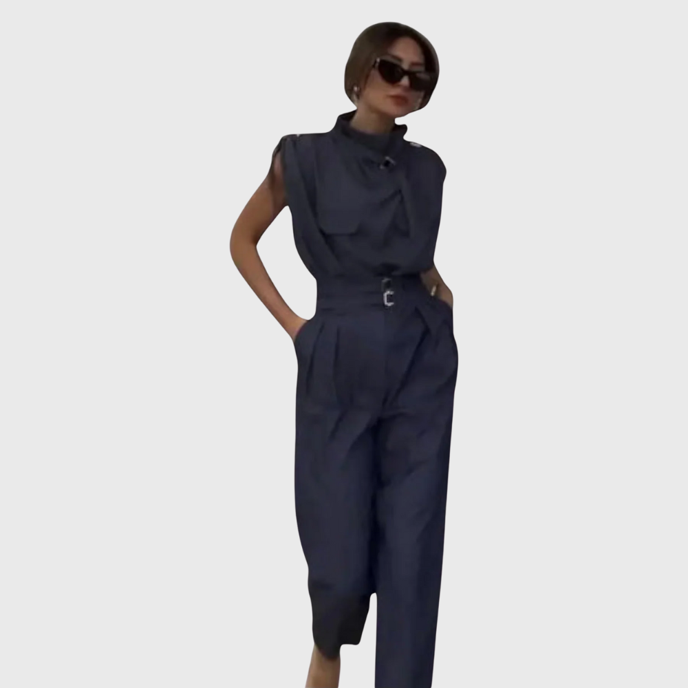 Dorina – Eleganter ärmelloser Jumpsuite Für Den Sommer