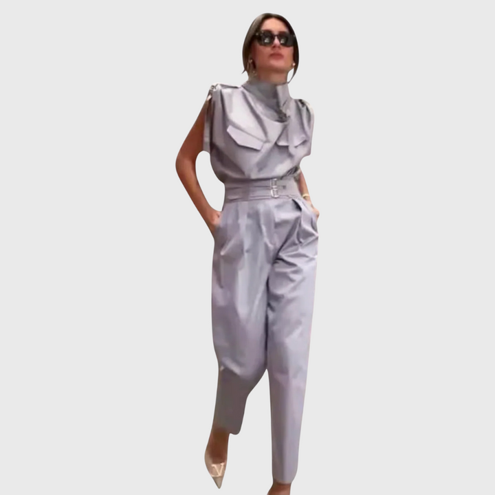 Dorina – Eleganter ärmelloser Jumpsuite Für Den Sommer