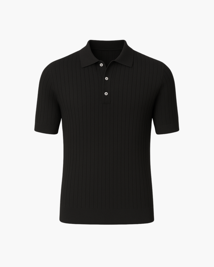 Donte - Kurzärmeliges Gestricktes Polo Hemd