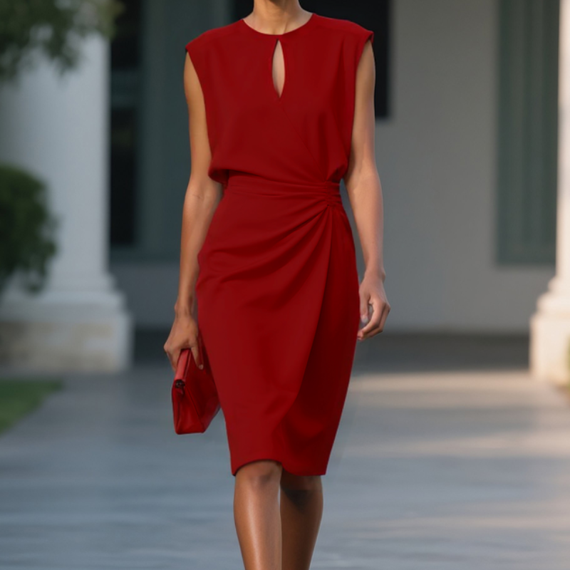 Chantalle - Lässiges ärmelloses Midikleid