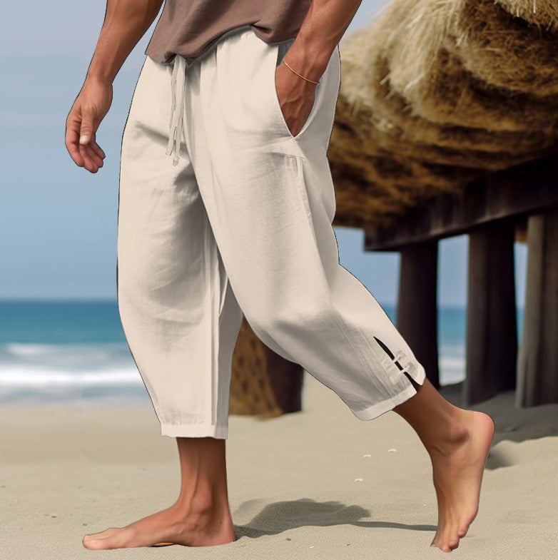 Erich – Bequeme Leinenhose Mit Elastischem Bund Für Den Sommer