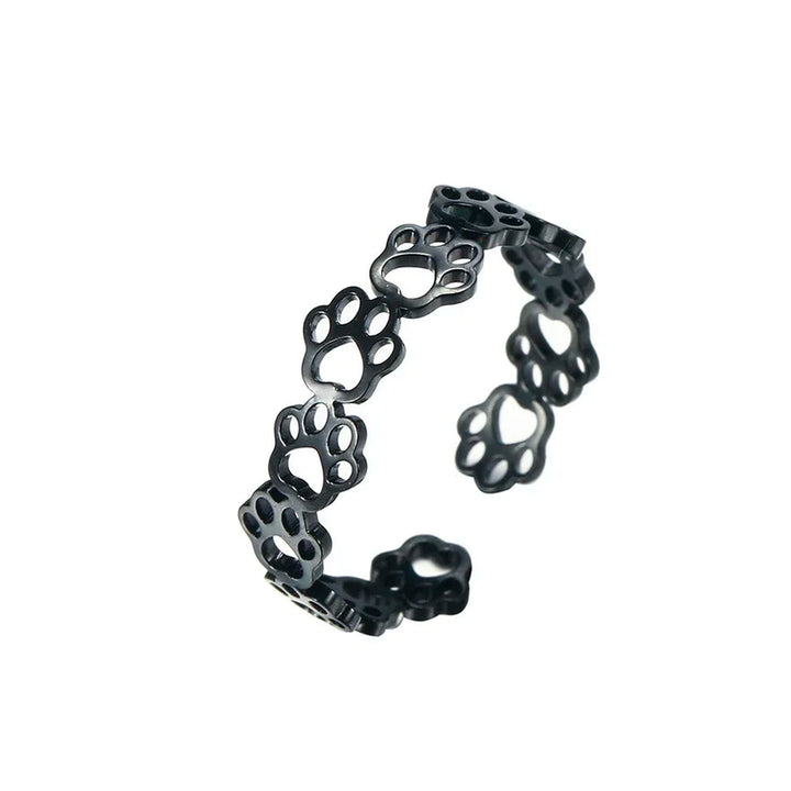 PawCharm – Verstellbarer Ring mit Pfotenabdruck