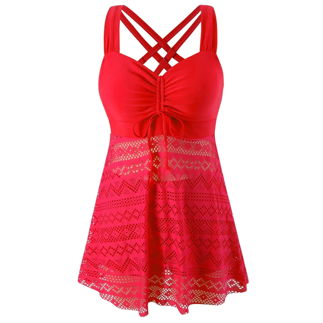 Loriane – Prämie Badeanzug Mit Spitzen Halter