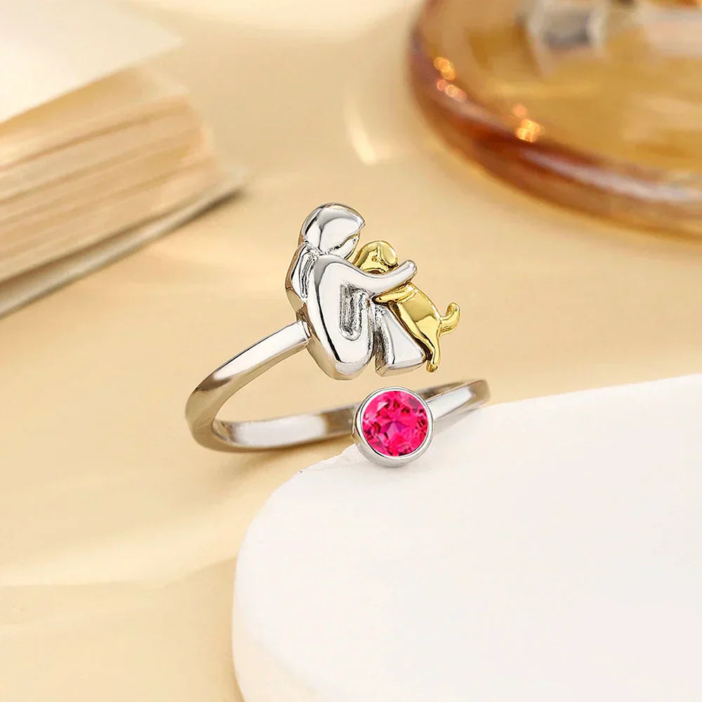 ForeverHug - Ring Mit Hundesymbol
