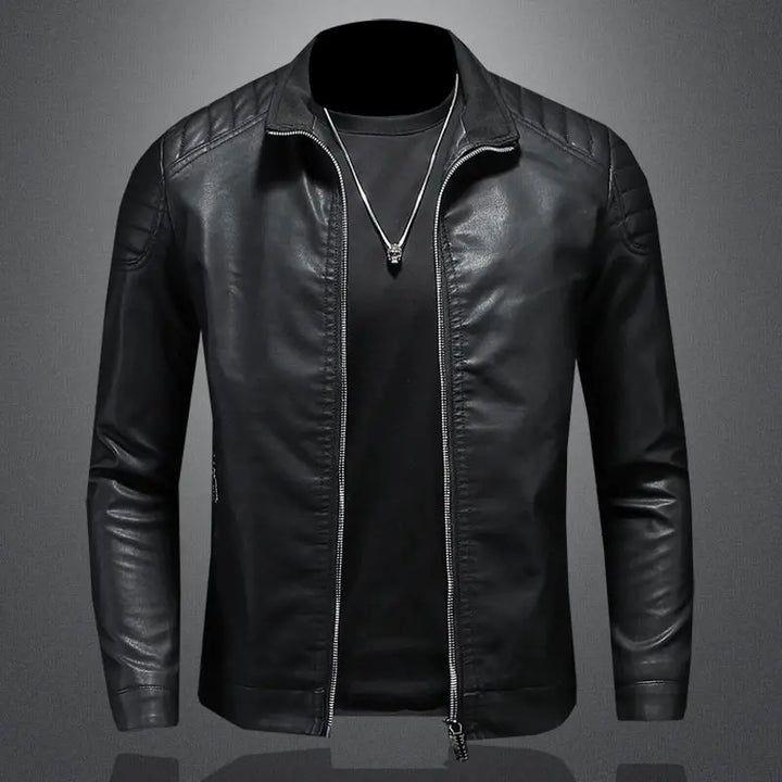 Wiktor - Premium Leder Jacke