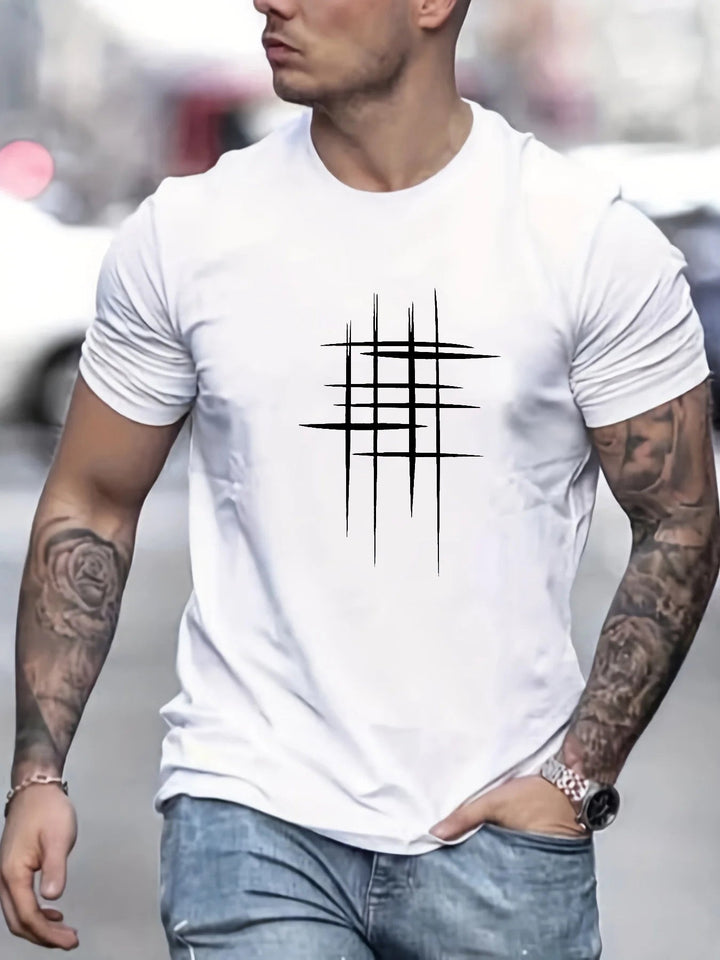 Pantazis - Elegantes T-Hemd Mit Rundhalsausschnitt Und Grafikprint