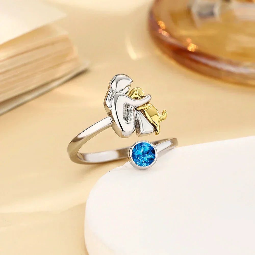 ForeverHug - Ring Mit Hundesymbol