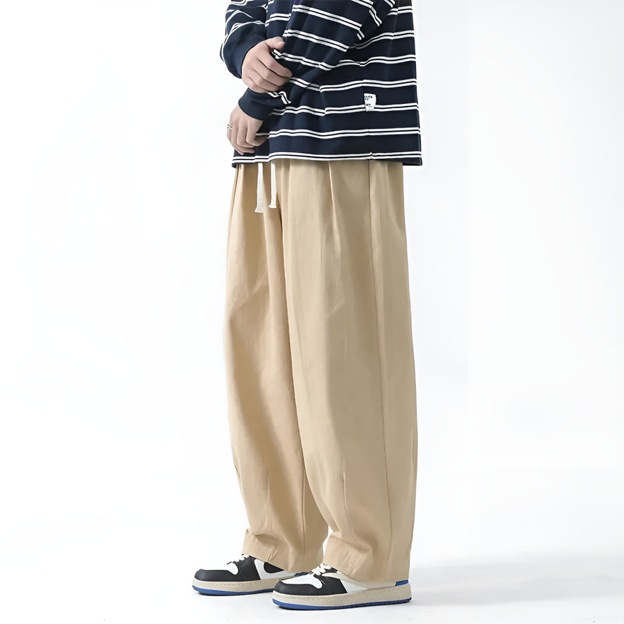 Paolino - Stilvolle Locker Sitzende Hosen