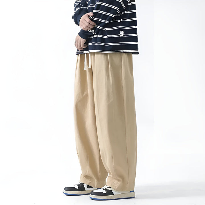 Paolino - Stilvolle Locker Sitzende Hosen
