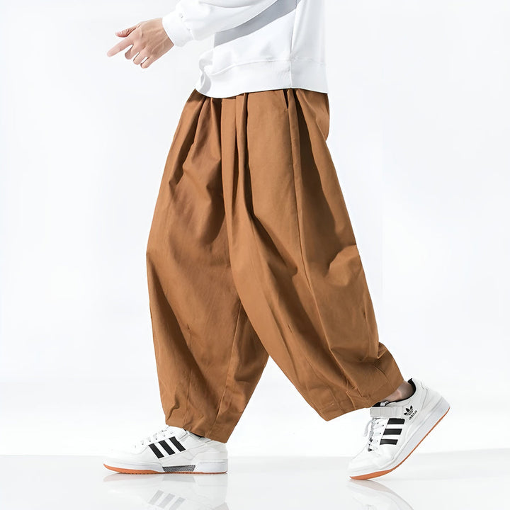 Paolino - Stilvolle Locker Sitzende Hosen