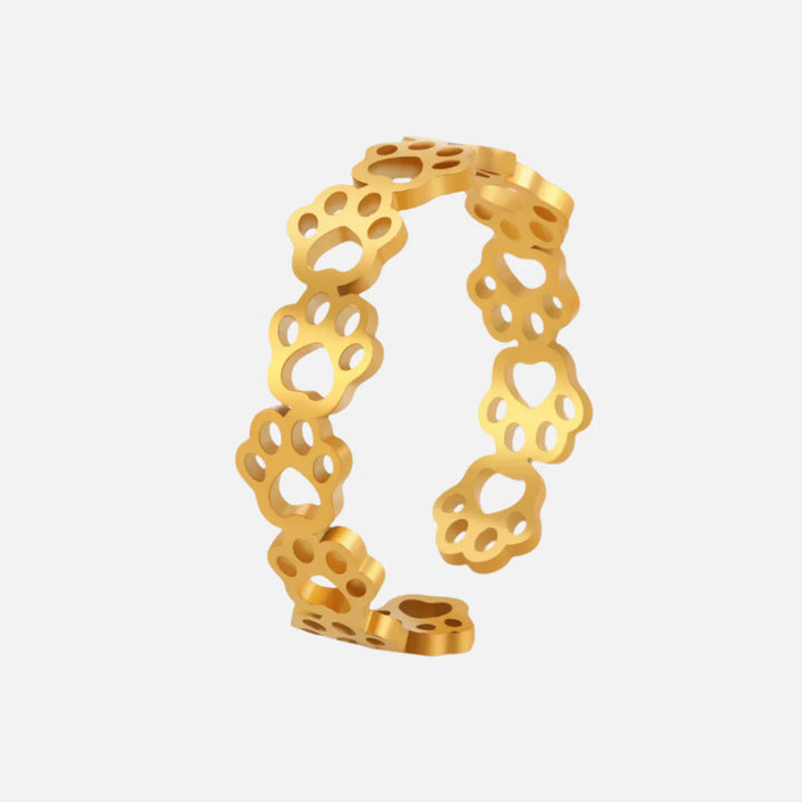 PawCharm – Verstellbarer Ring mit Pfotenabdruck