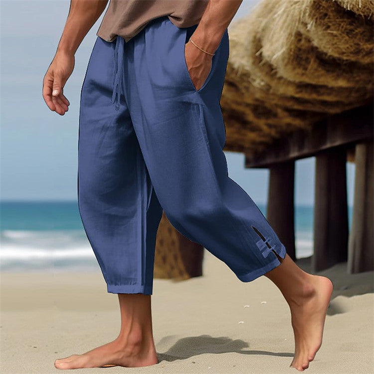 Erich – Bequeme Leinenhose Mit Elastischem Bund Für Den Sommer