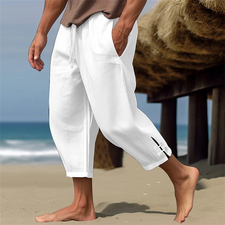 Erich – Bequeme Leinenhose Mit Elastischem Bund Für Den Sommer