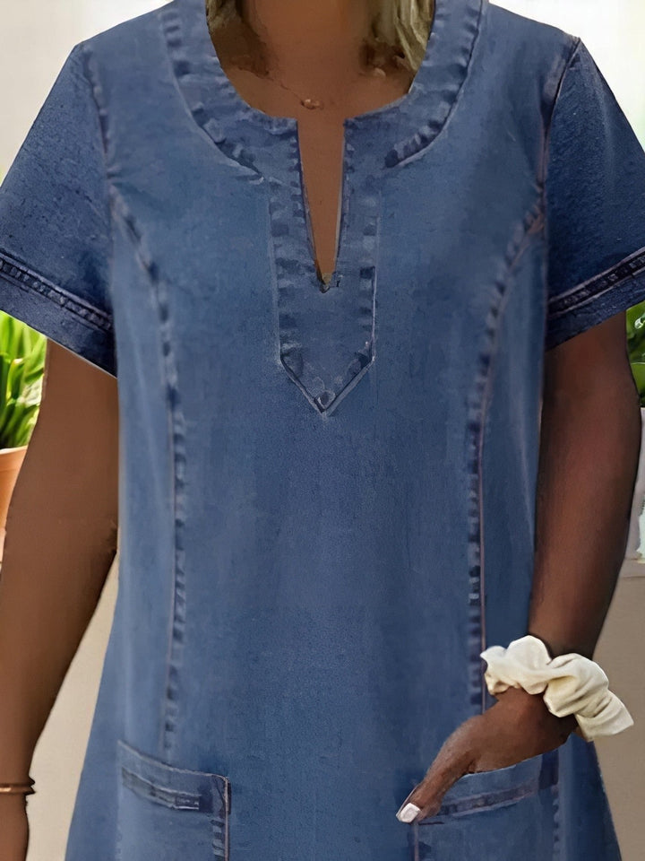Gilja - Weiches Denim Kleid