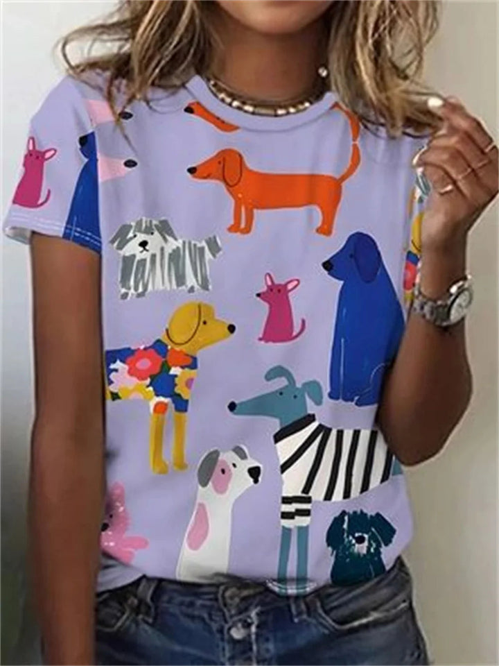 Elsy - Elegantes Hemd mit Tierprint