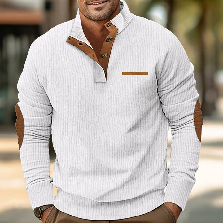 Malcolm - Langärmeliger Strickpullover