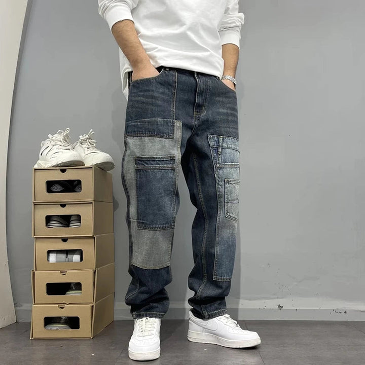 Laurent – Flickwerk Jeans Aus Denim