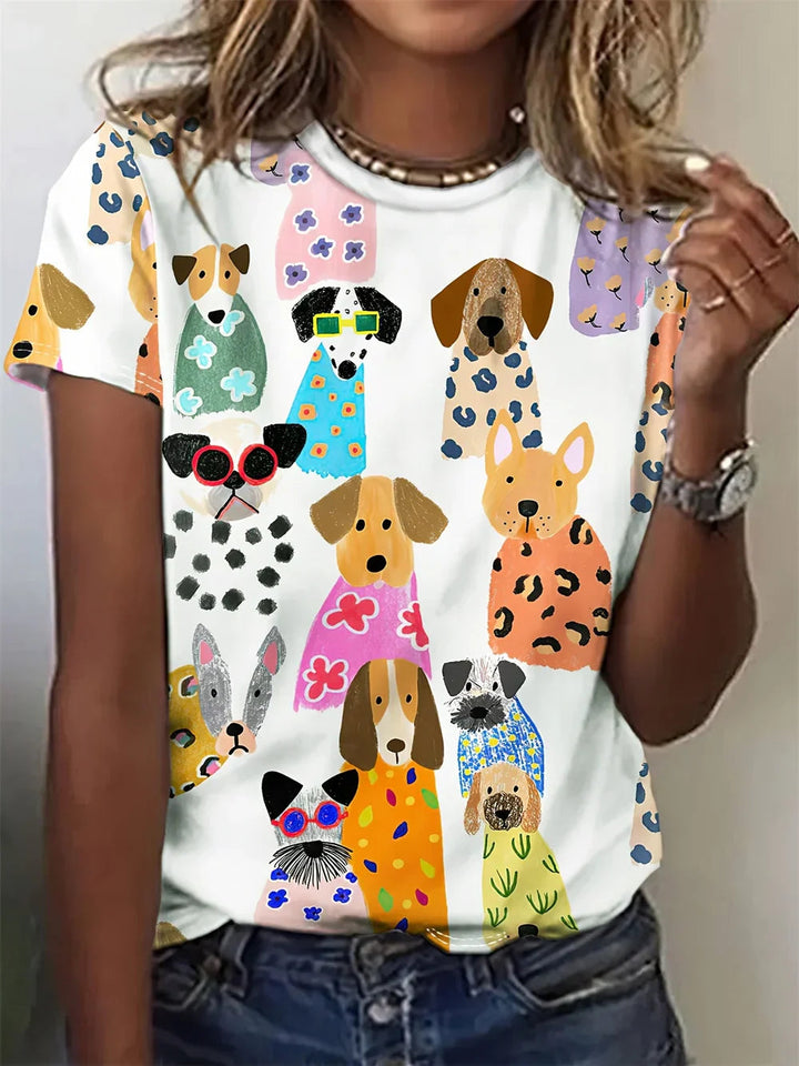 Elsy - Elegantes Hemd mit Tierprint
