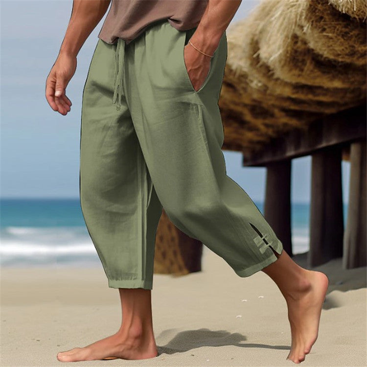 Erich – Bequeme Leinenhose Mit Elastischem Bund Für Den Sommer