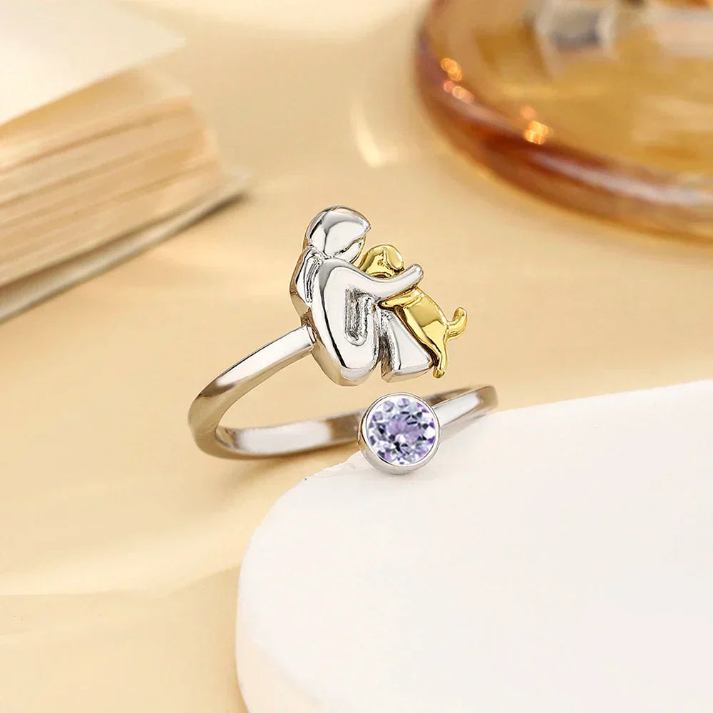 ForeverHug - Ring Mit Hundesymbol
