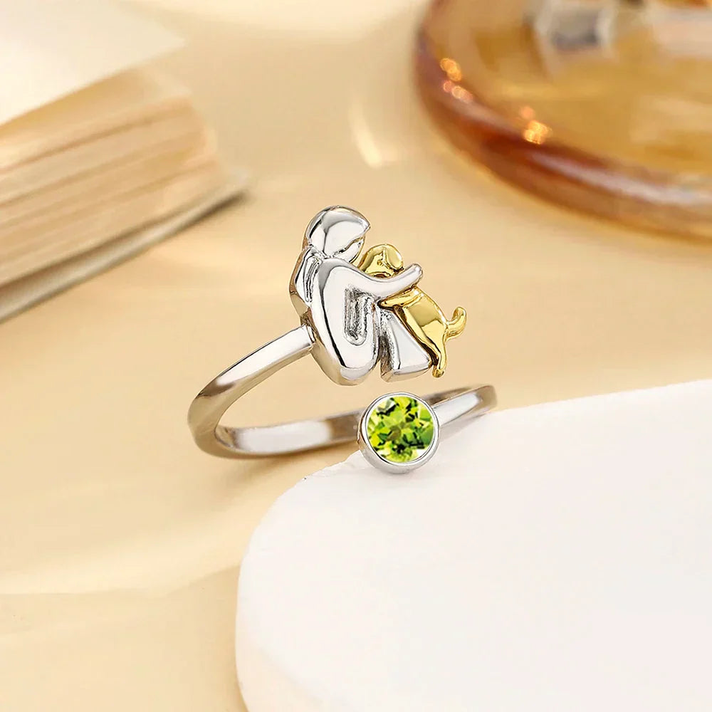 ForeverHug - Ring Mit Hundesymbol
