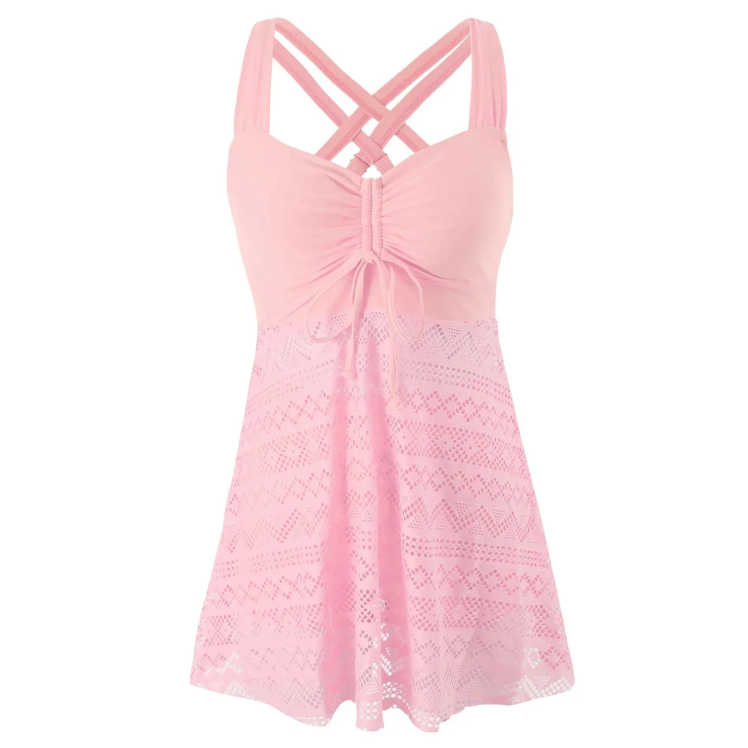 Loriane – Prämie Badeanzug Mit Spitzen Halter