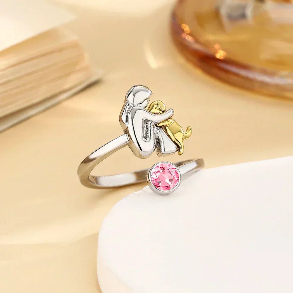 ForeverHug - Ring Mit Hundesymbol