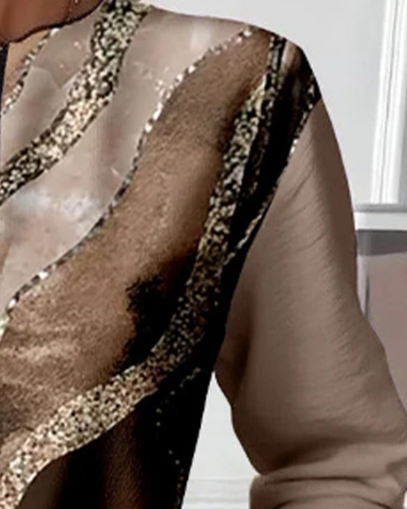 Kajsa – Sweatshirt im Vintage Schau Mit halbem Reißverschluss