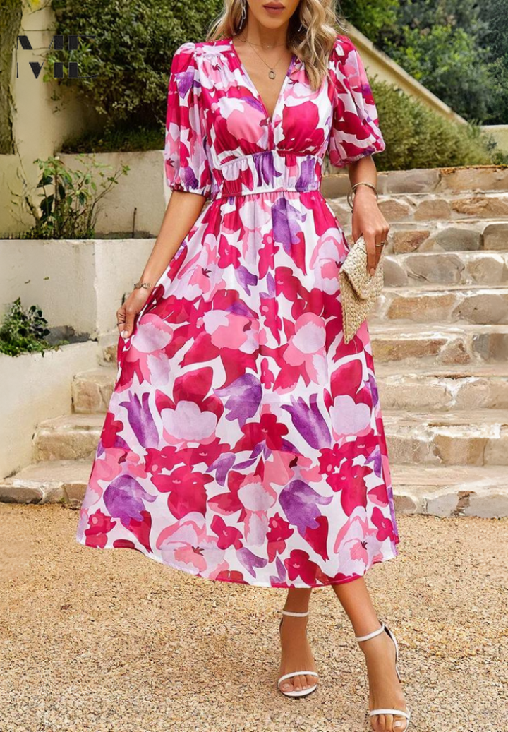Hannah - Geblümtes Kleid