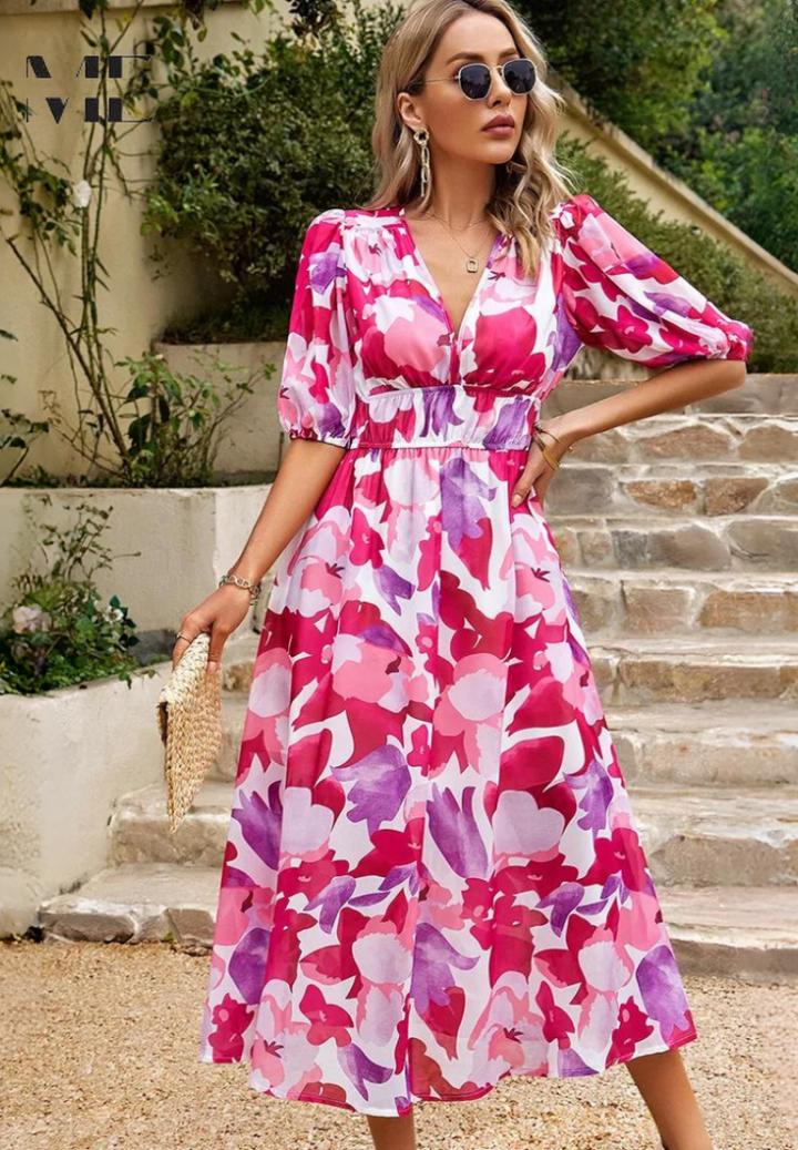 Hannah - Geblümtes Kleid