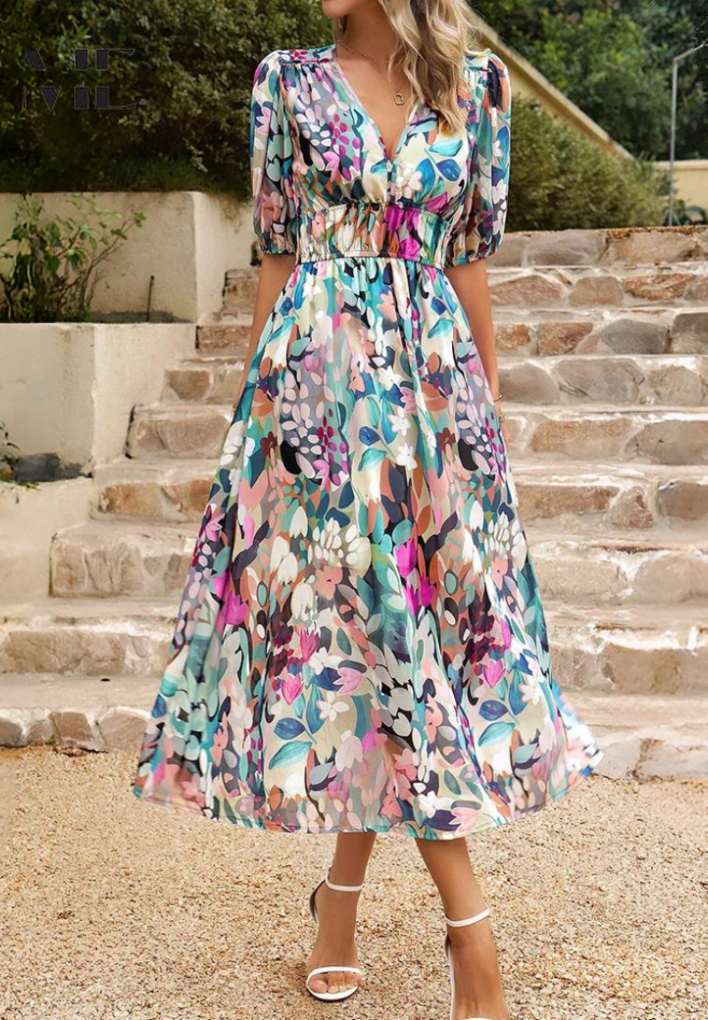 Hannah - Geblümtes Kleid