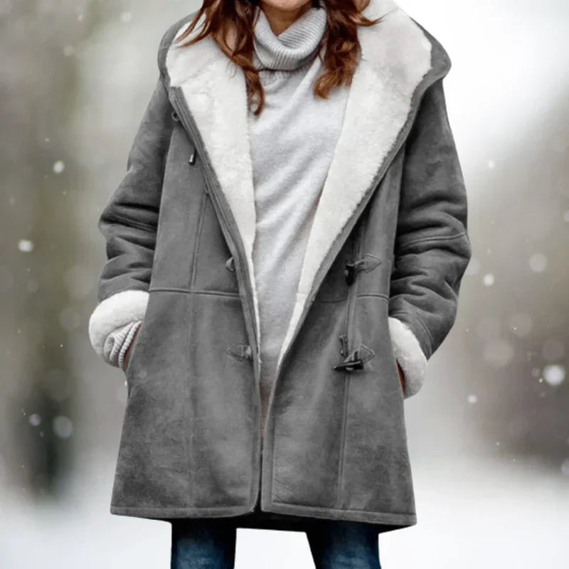 Adelaida – Warmer Und Stilvoller Fleece Mantel