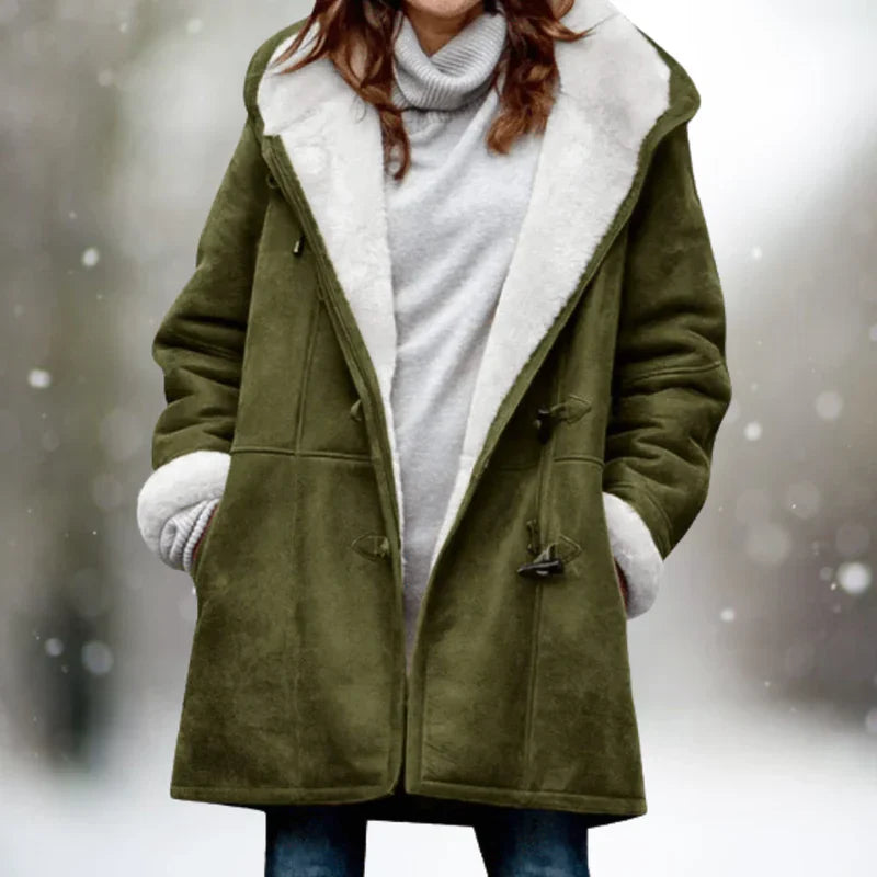 Adelaida – Warmer Und Stilvoller Fleece Mantel