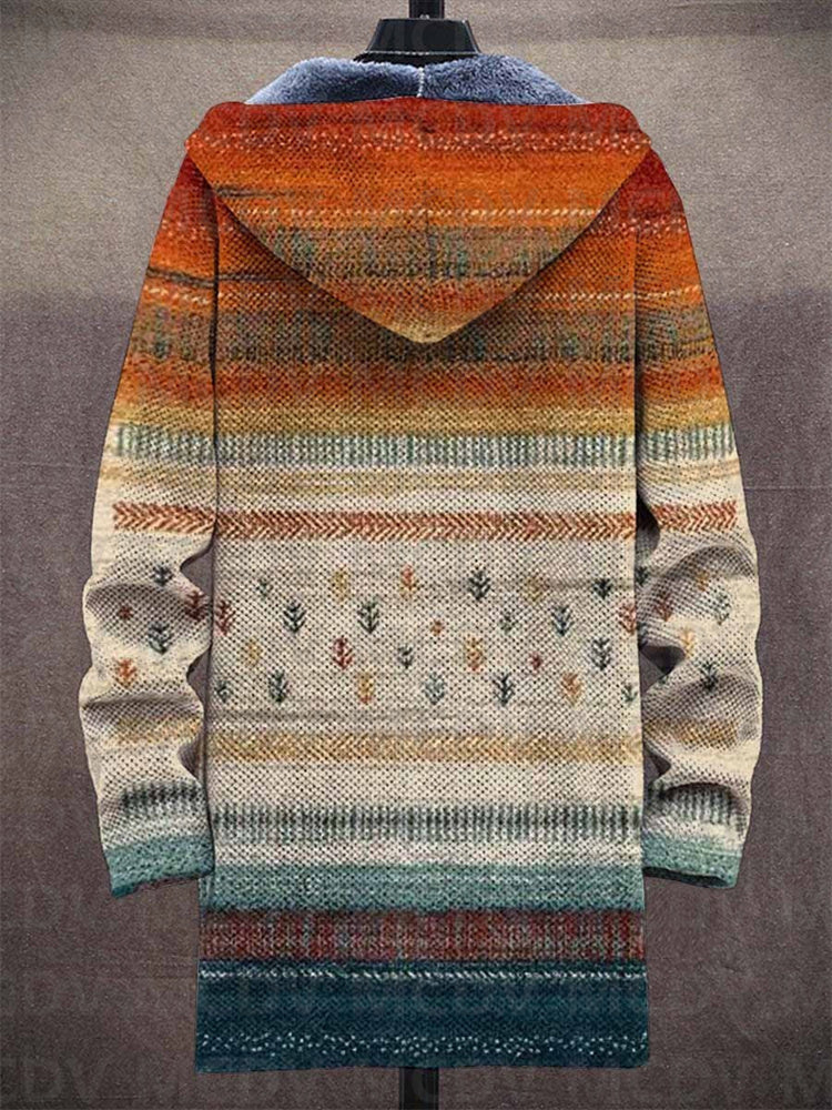 Zalie – Luxuriöse Von Kunst Inspirierte Strickjacke