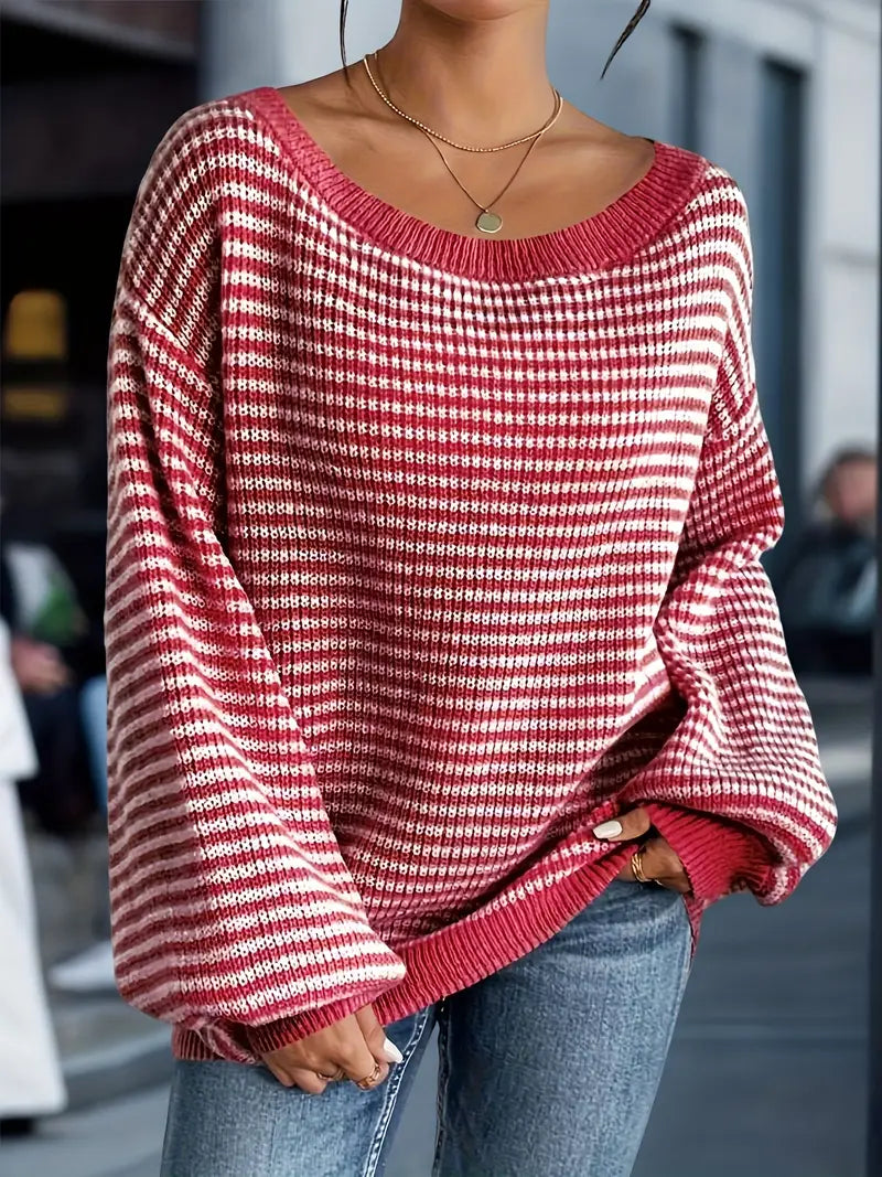 Nilufer - Lässiger Strickpullover Für Den Winter