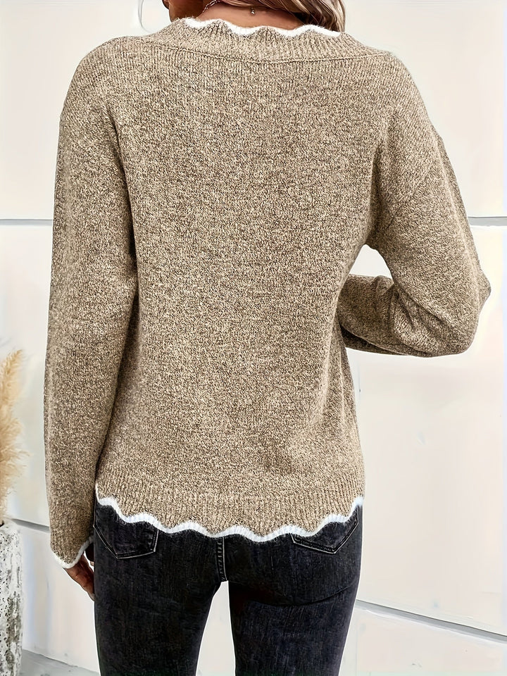 Coleen – Langärmeliger Strickpullover