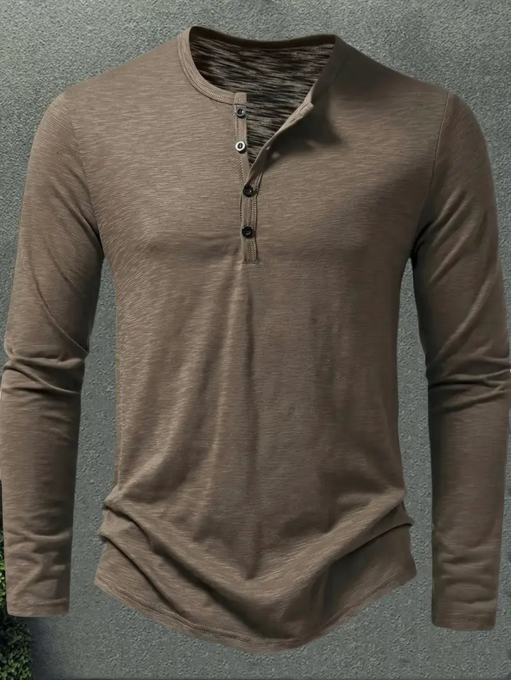 Zekeriya – Langarmhemd mit Knöpfen