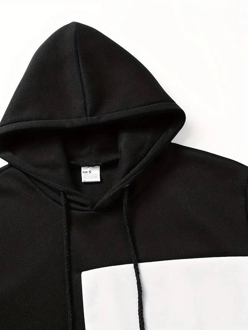 Tigran - Stylischer Flickwerk-Kapuzenpullover