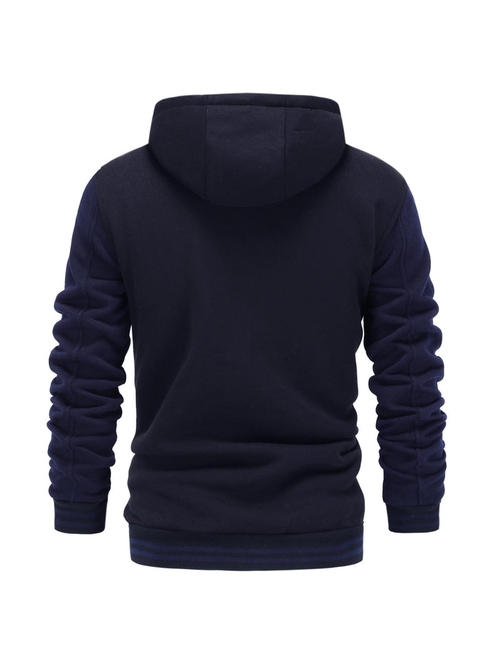 Askhat - Langärmelige Baseballjacke Mit Kapuze
