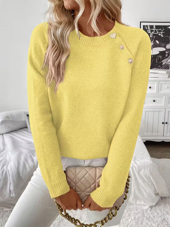 Hilarina - Langärmeliger Strickpullover