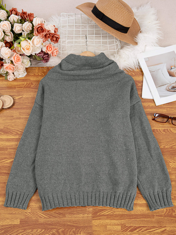 Zelina – Langarmpullover Mit Tasche