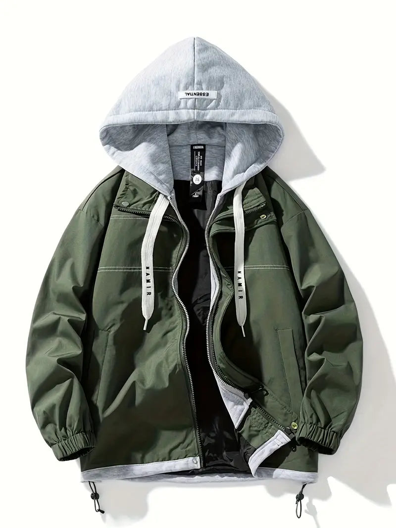 Carson – Lässige Kapuzen Jacke Mit Tasche