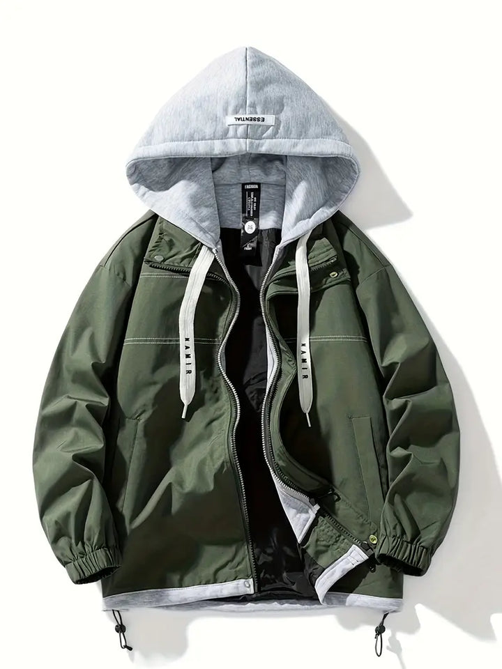 Carson – Lässige Kapuzen Jacke Mit Tasche