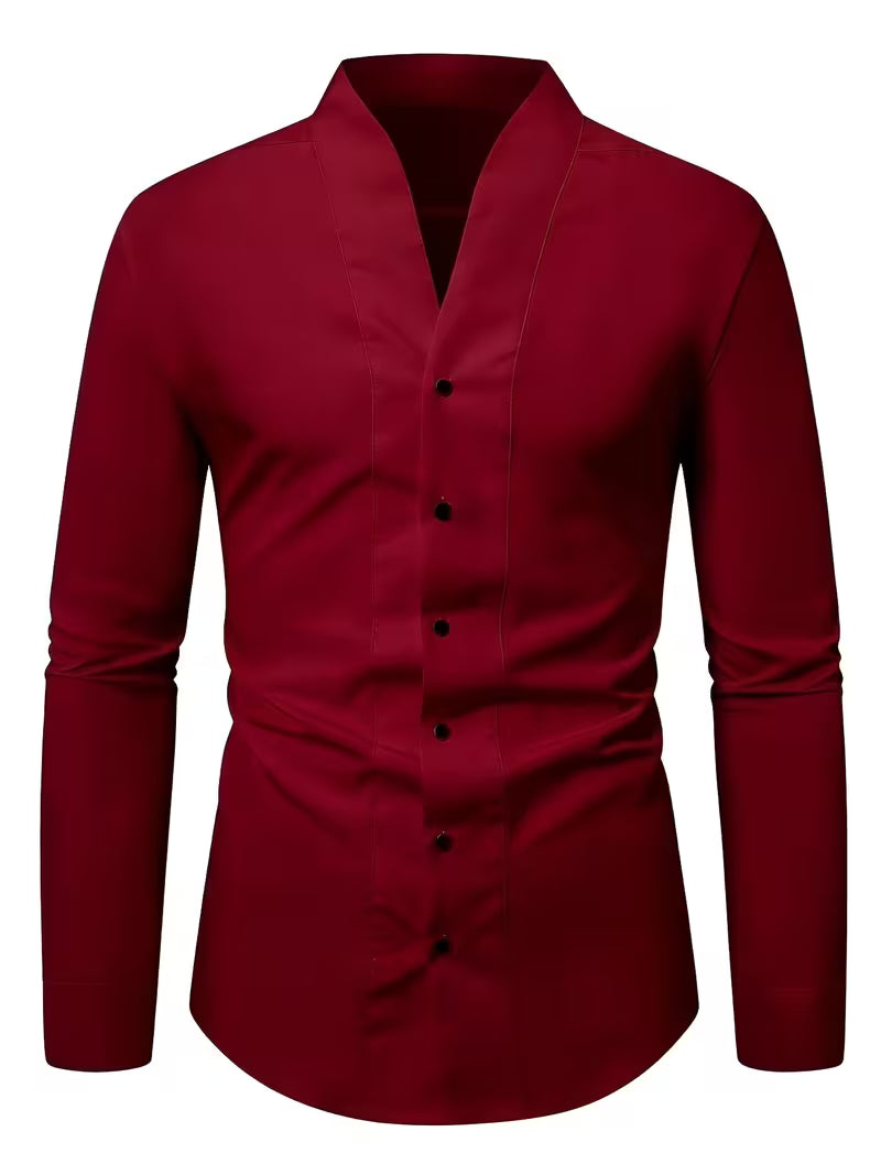 Abnar – Langarmhemd Mit Knöpfen