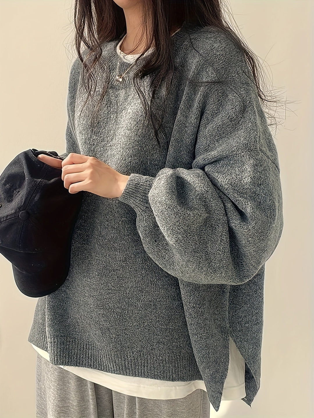 Pearline – Pullover Mit Rundhalsausschnitt Und Langen Ärmeln
