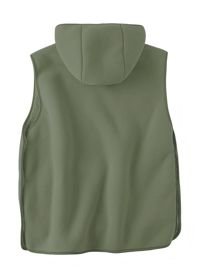 Niles – Ärmelloser Kapuzenpullover Aus Polyester Für Den Winter