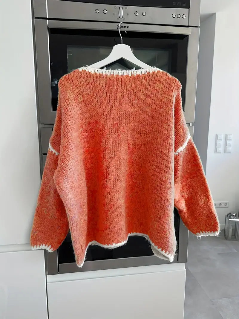 Usalda - Langärmeliger Strickpullover
