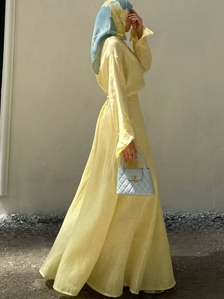 Mabel – Zweiteiliges Set Aus Leinen