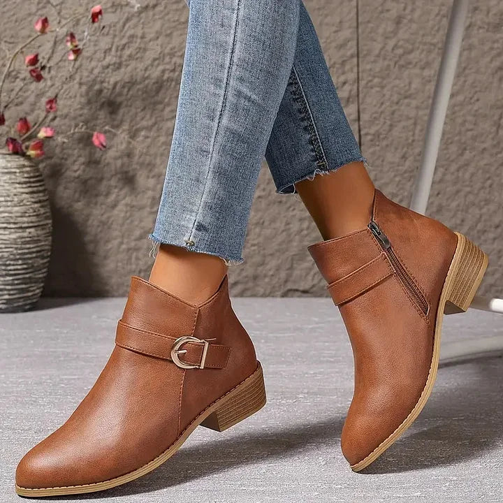 Leigh - Rutschfeste orthopädische Stiefeletten